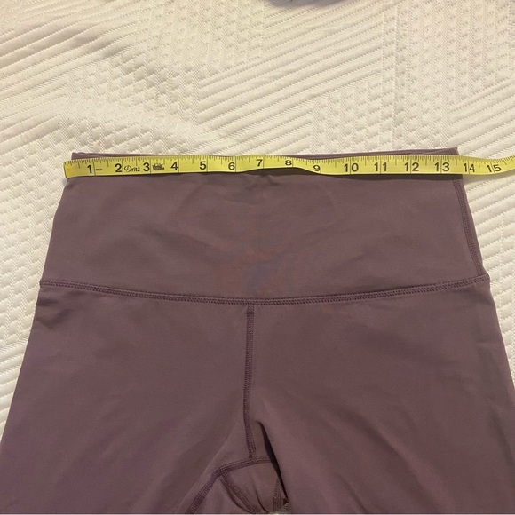 EUC ✨ 90 Degree by Reflex mauve purple 3/4 length crop leggings size Medium - Picture 6 of 7